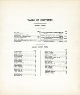 Table of Contents, Nelson County 1928